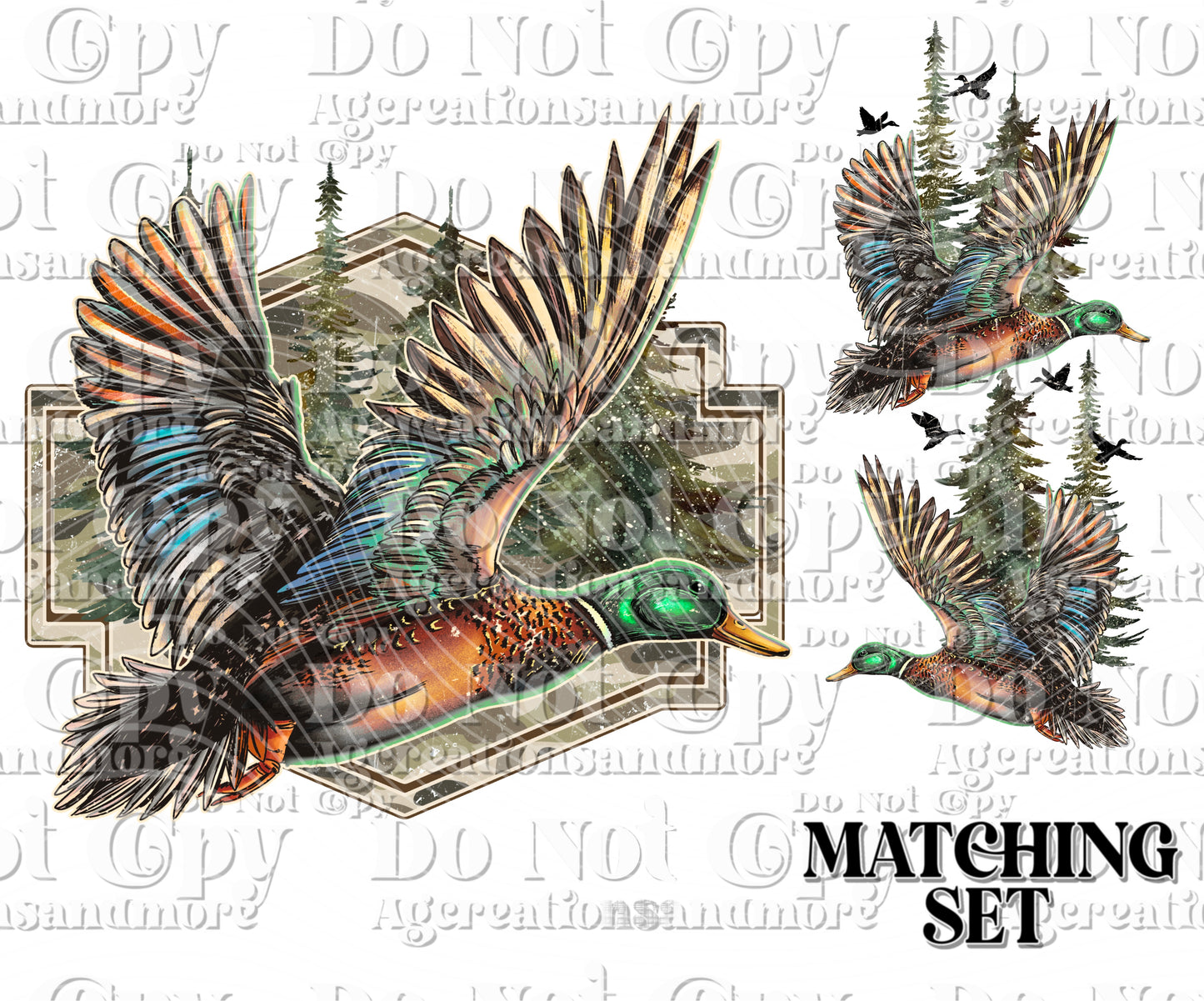 Mallard
 Sets Digital Download PNG