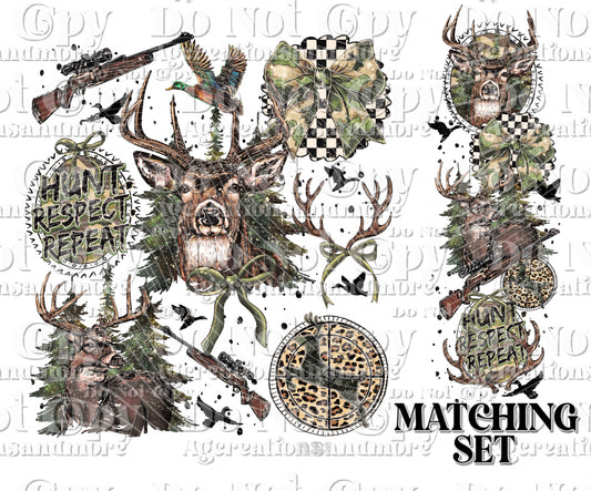 Hunt collage set Digital Download PNG