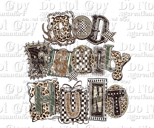 God family hunt Digital Download PNG