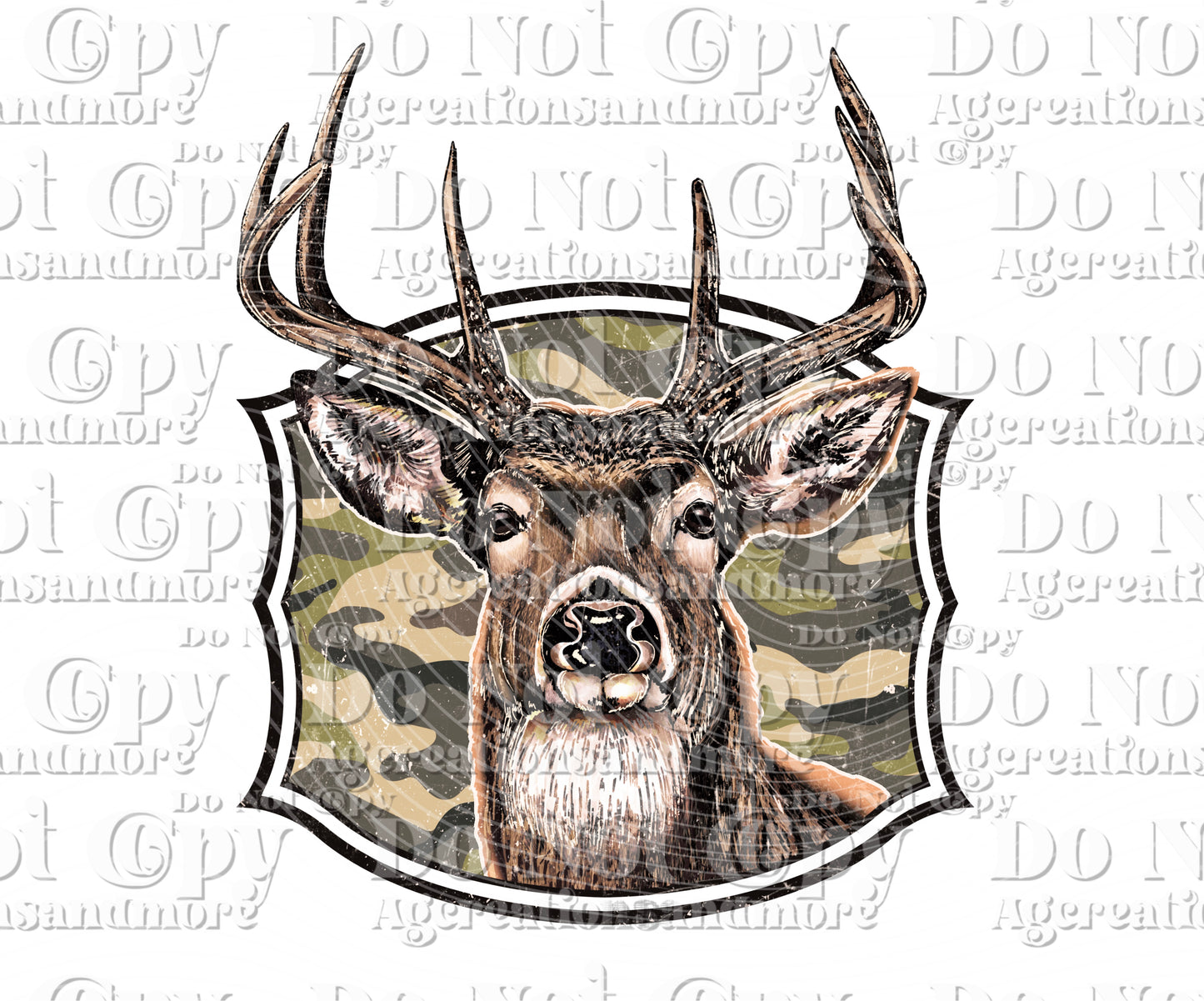 Hunting Buck  Digital Download PNG