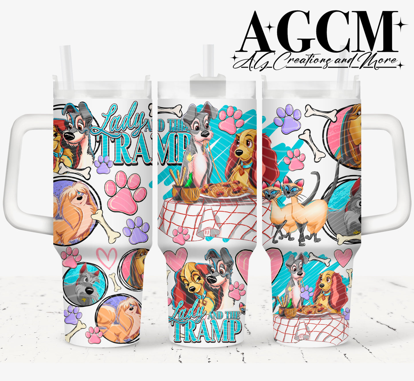 Lady 40oz Tumbler Digital