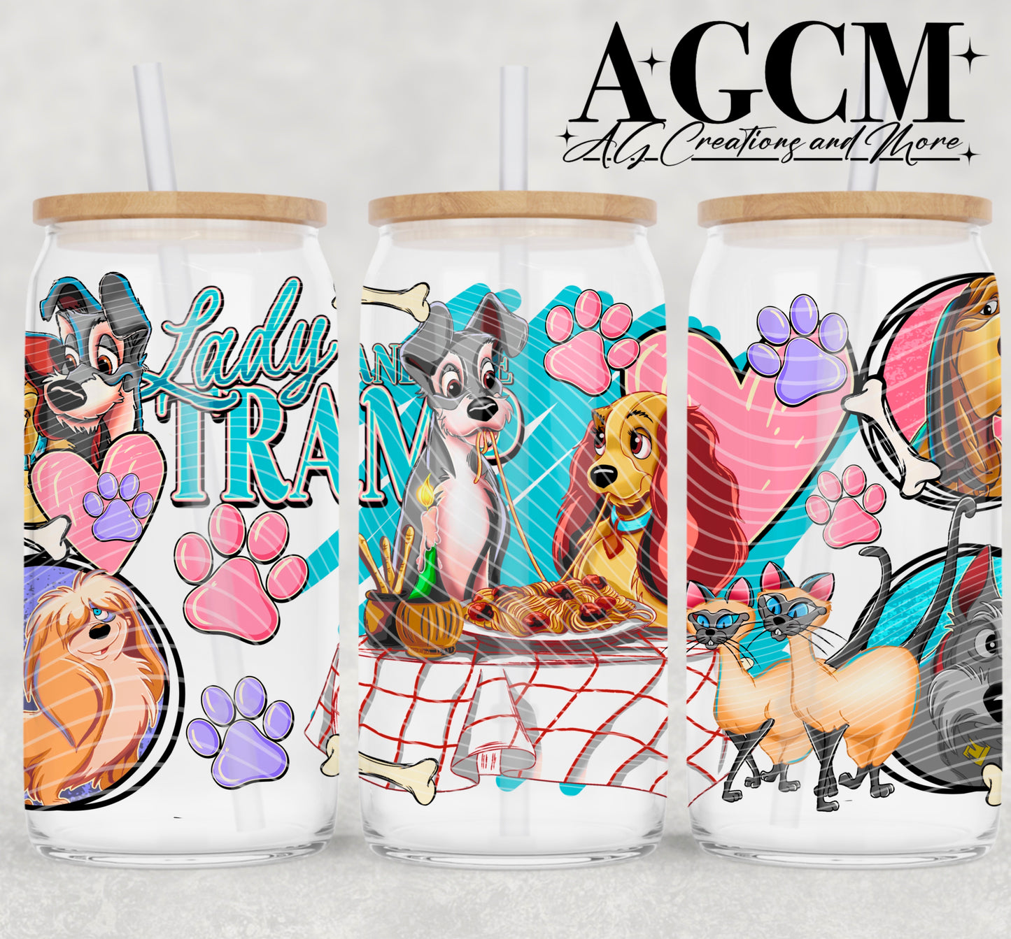 Lady 16oz libby wrap PNG