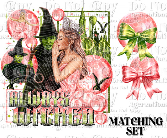 Emerald city Set Digital Download PNG