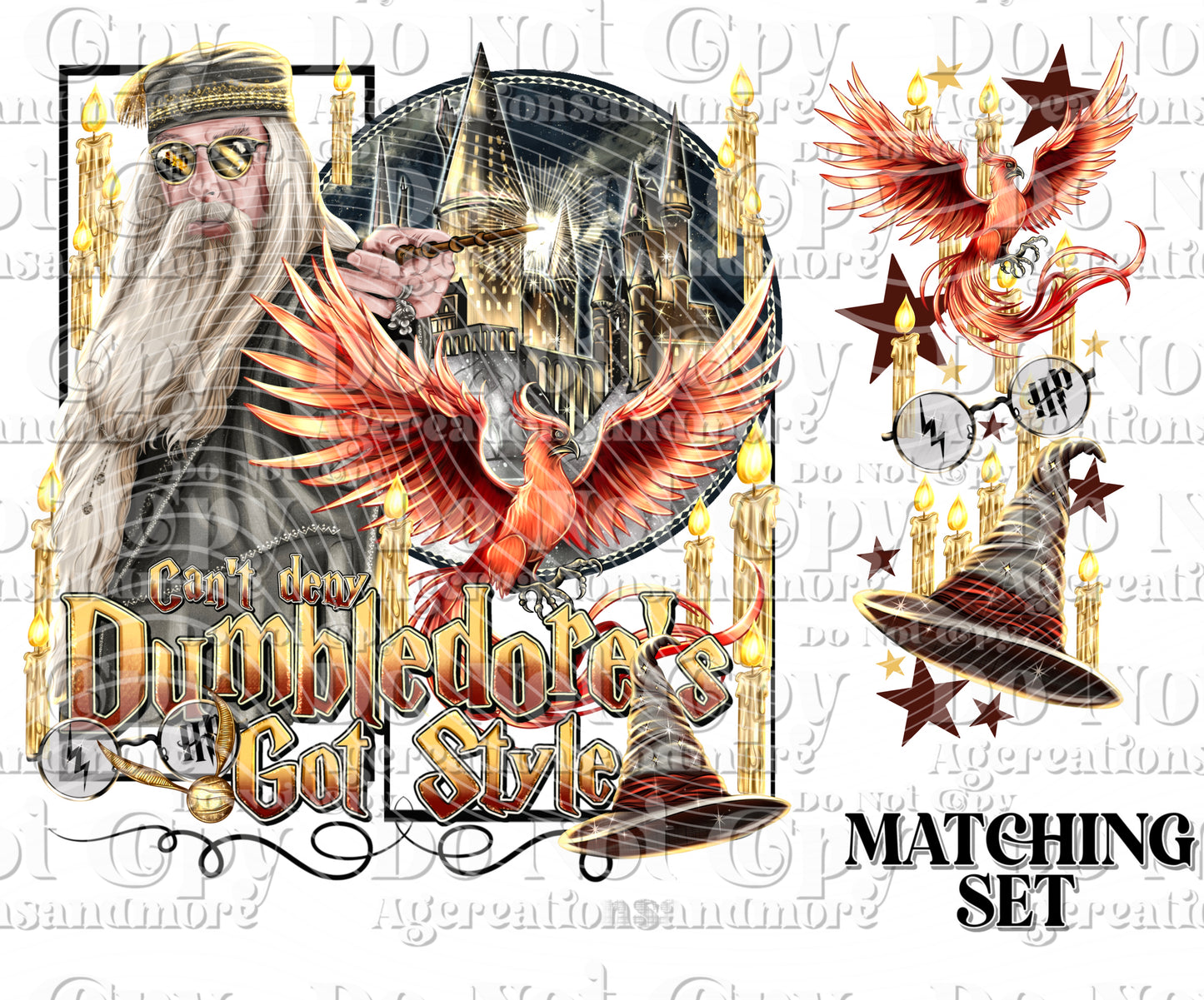 Wizard Got Style Set Digital Download PNG