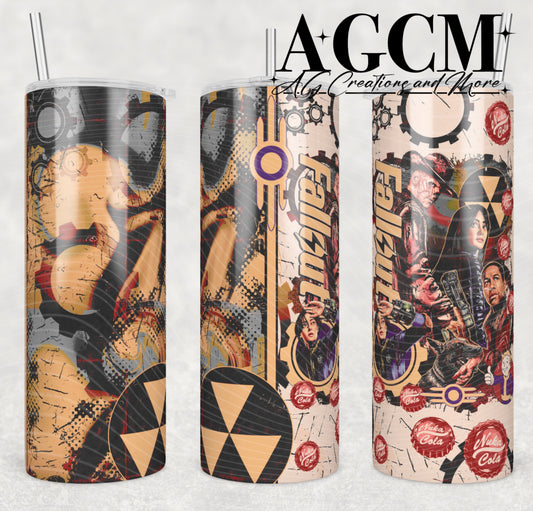 Fallout 20oz Tumbler Design | Instant PNG Digital File