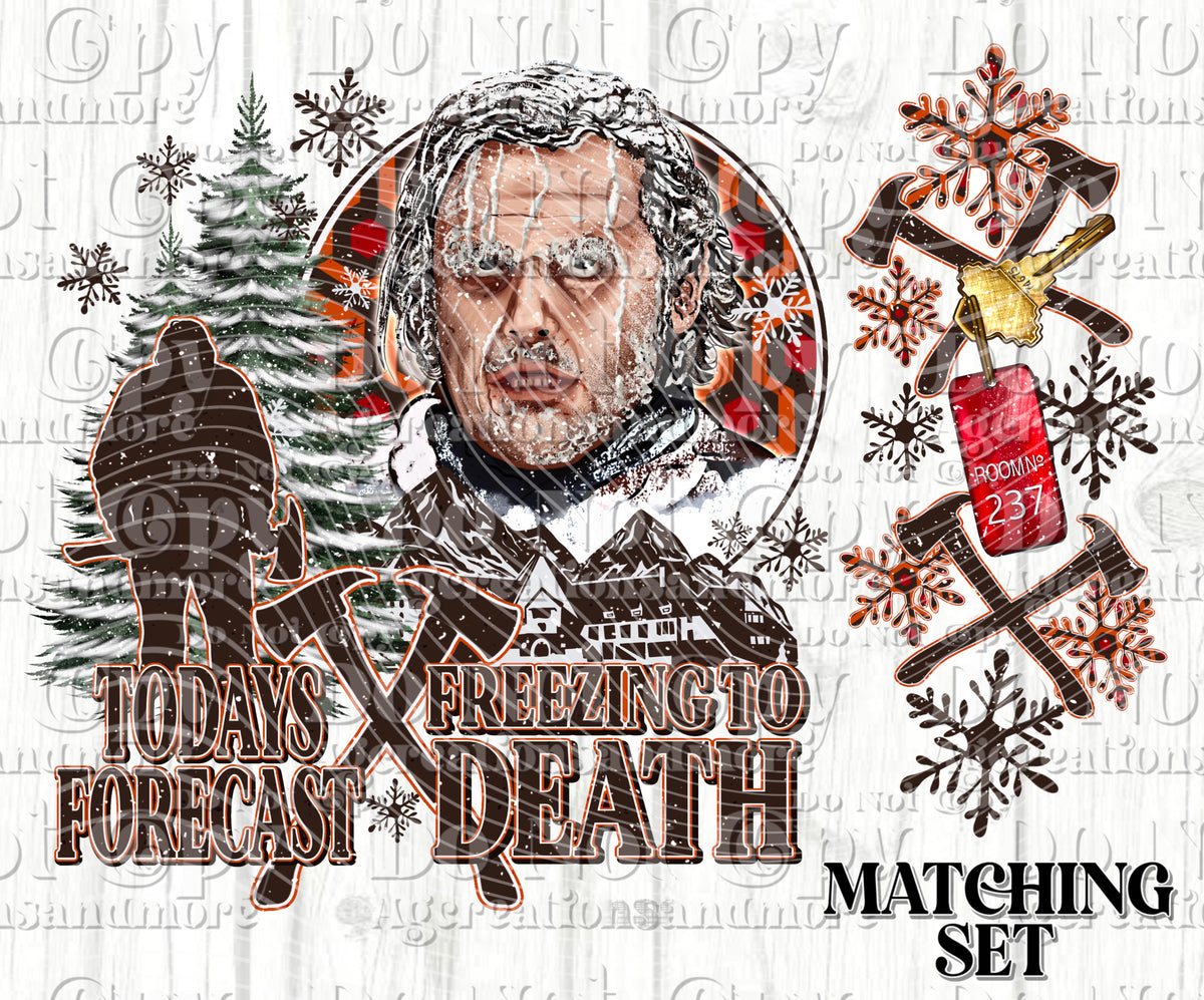 Freezing to Death set Digital Download PNG