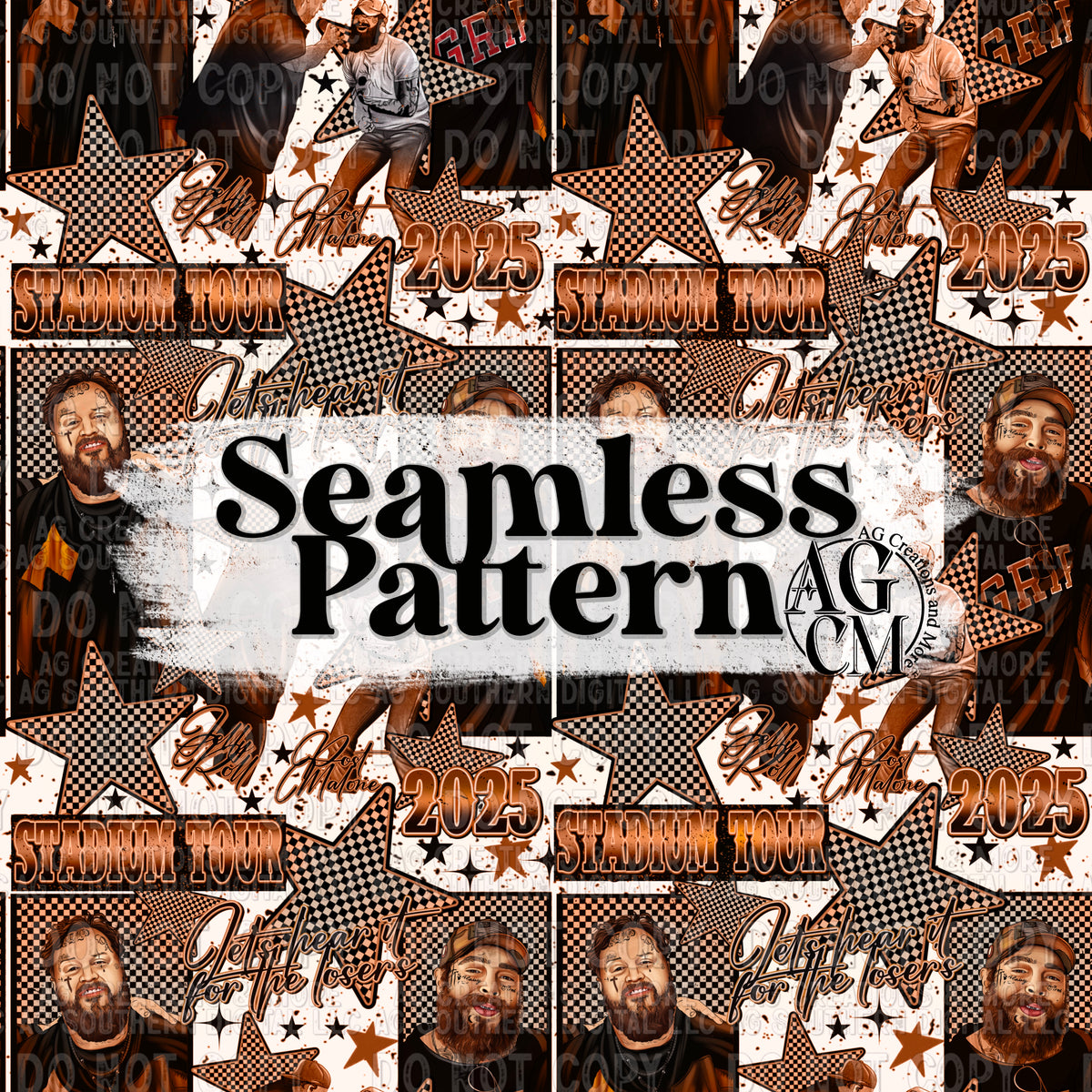 Jelly & P Seamless Pattern PNG