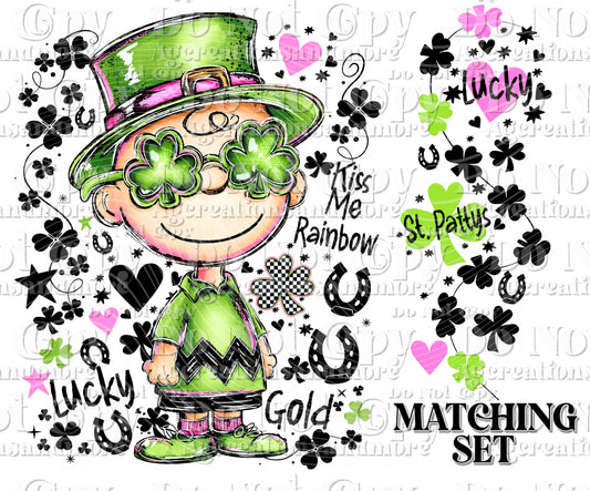 CB St patty's black sleeve set Digital Download