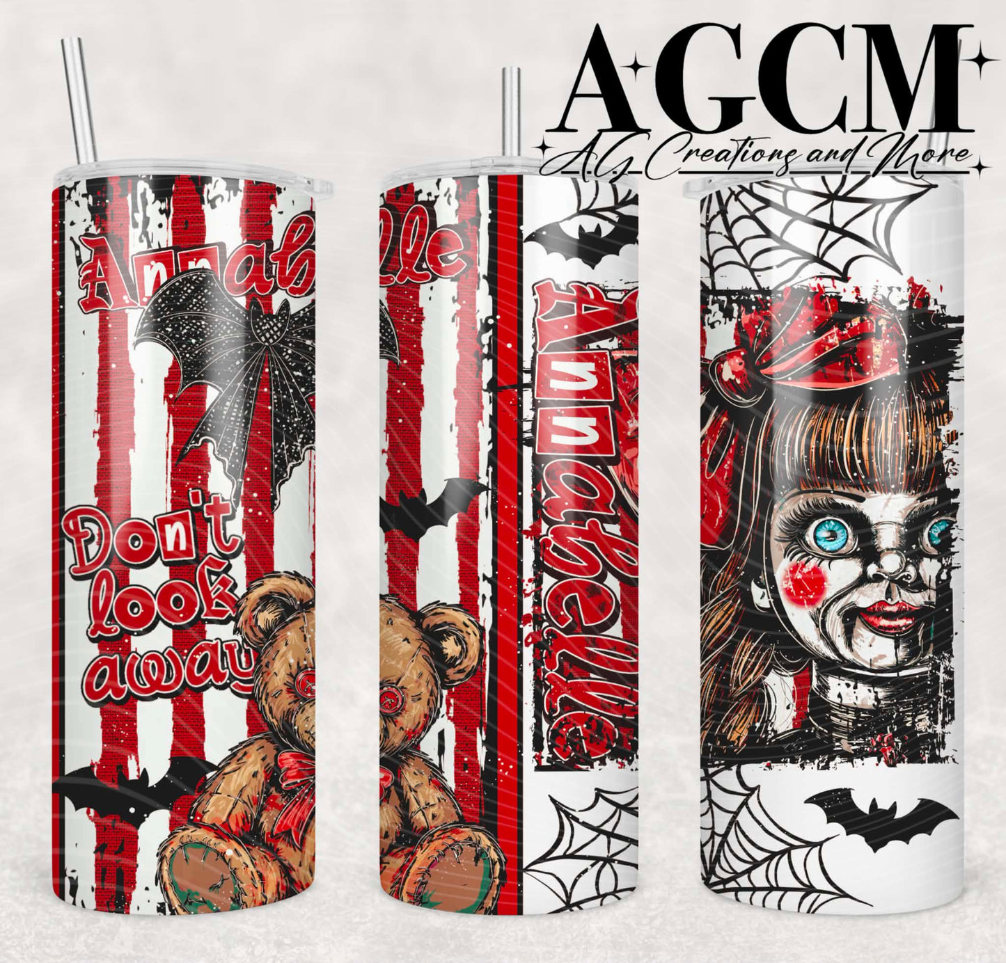 Spooky Doll 20oz Tumbler Design | Instant PNG Digital File