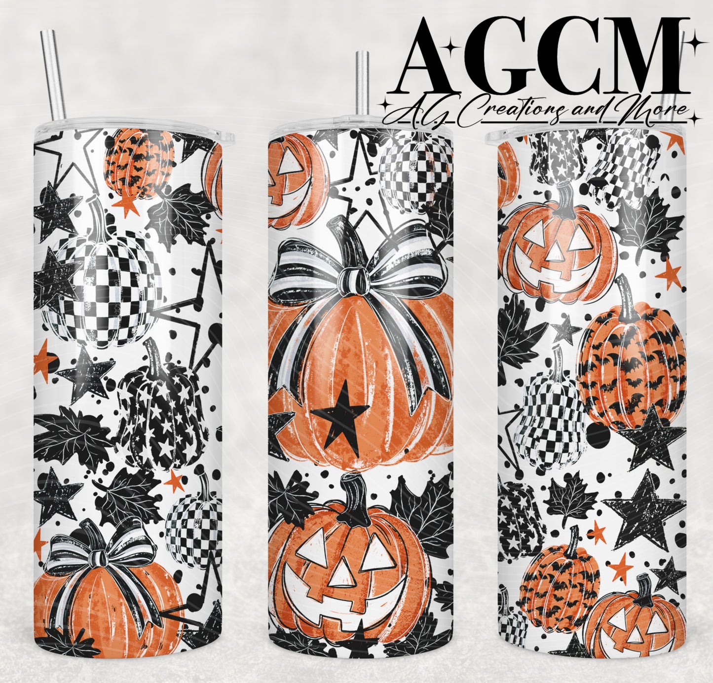 Pumpkins 20oz Tumbler Design | Instant PNG Digital File