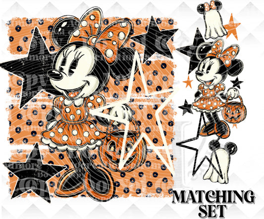 Vintage girl Mouse Download png design
