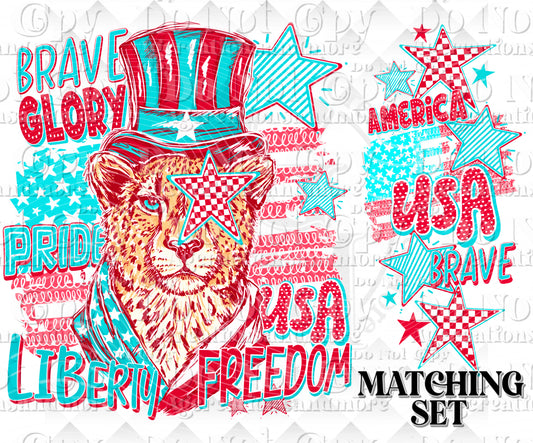 Freedom red set Digital Download png design