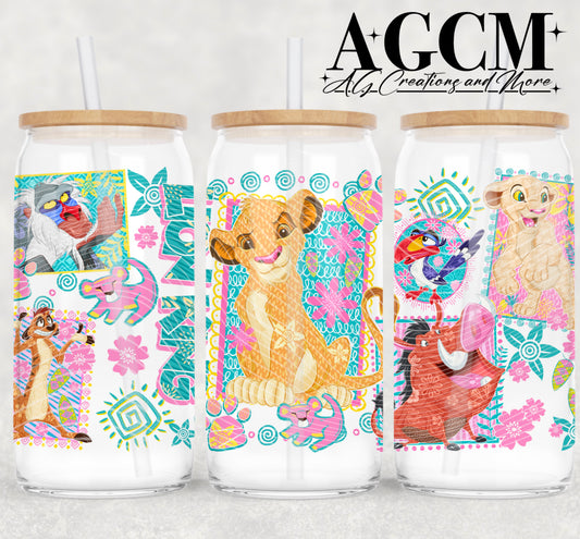 Pride rock 16oz Libby wrap PNG