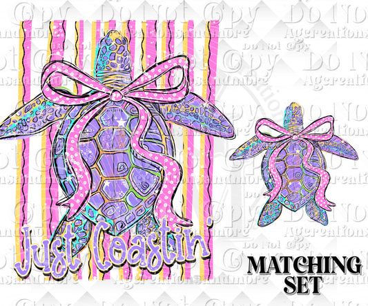 Just Coastin’ set Digital Download png design