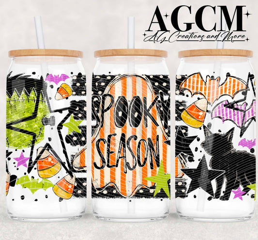 Spooky Season 16oz Libby wrap PNG