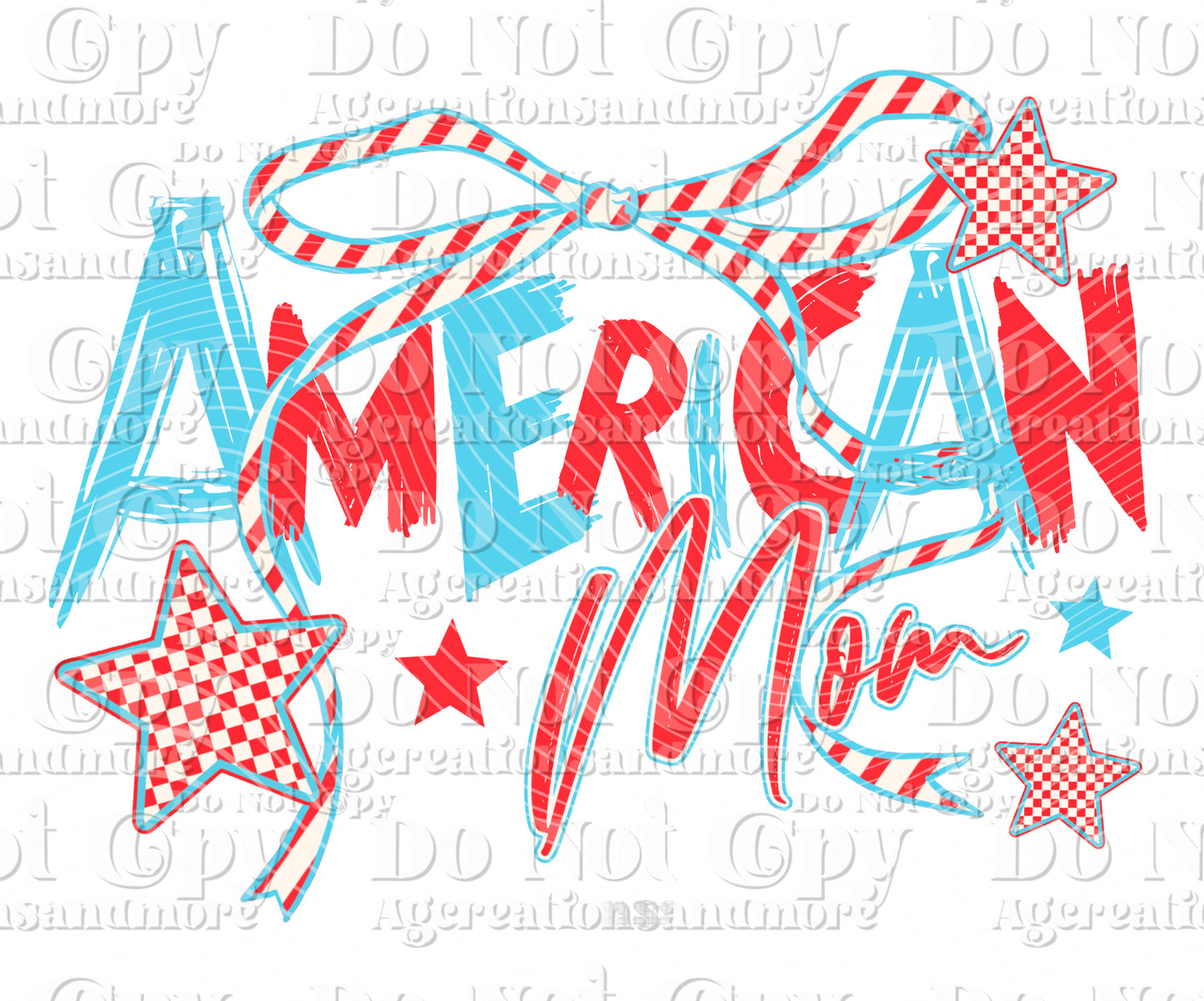 American mom Digital Download PNG