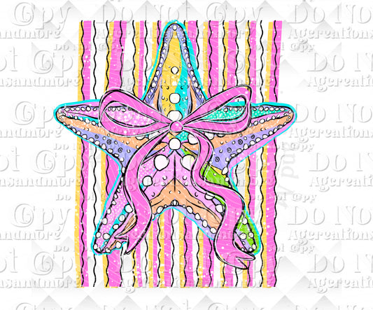 Starfish Digital Download png design