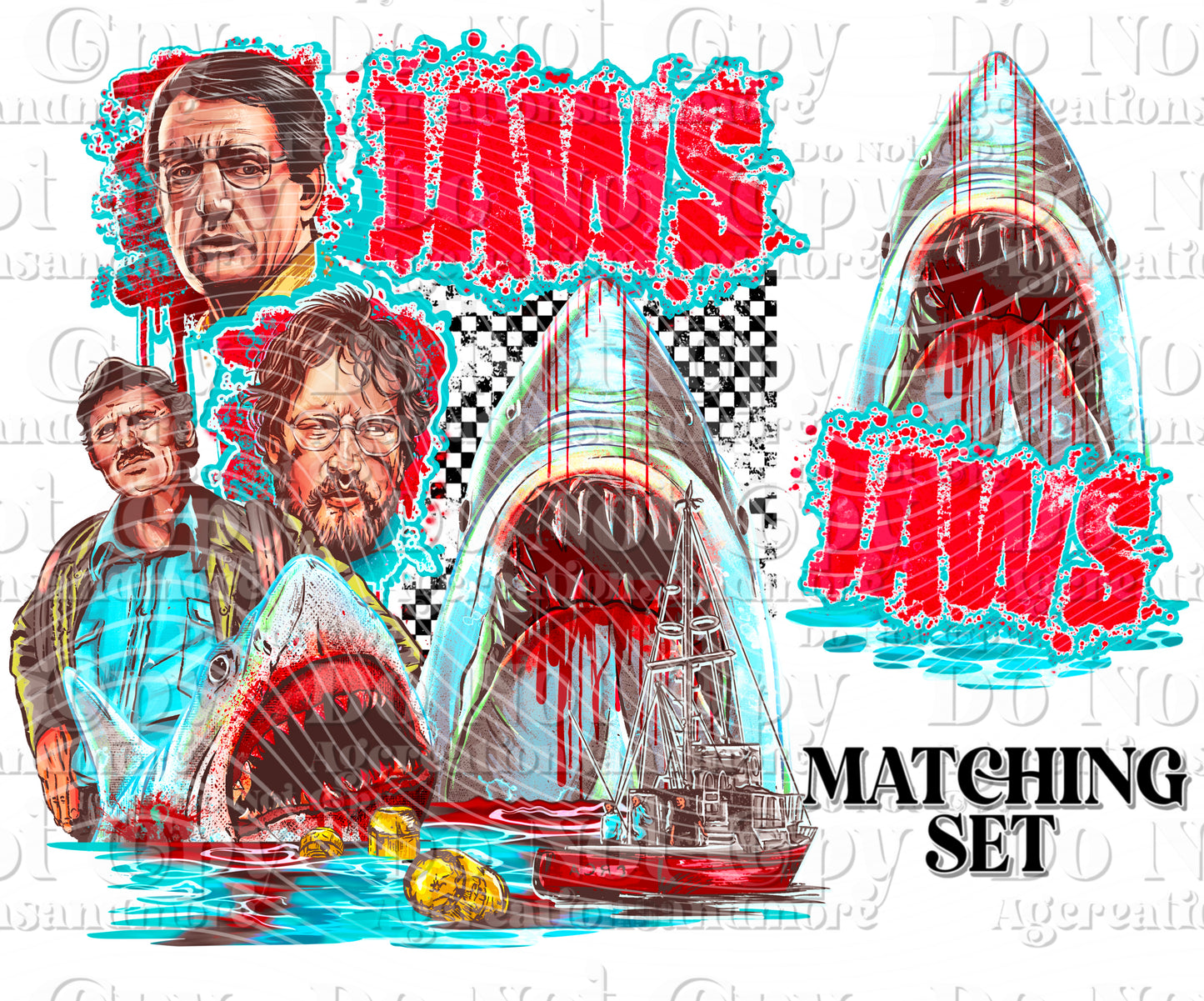 1975 Shark Digital Download PNG