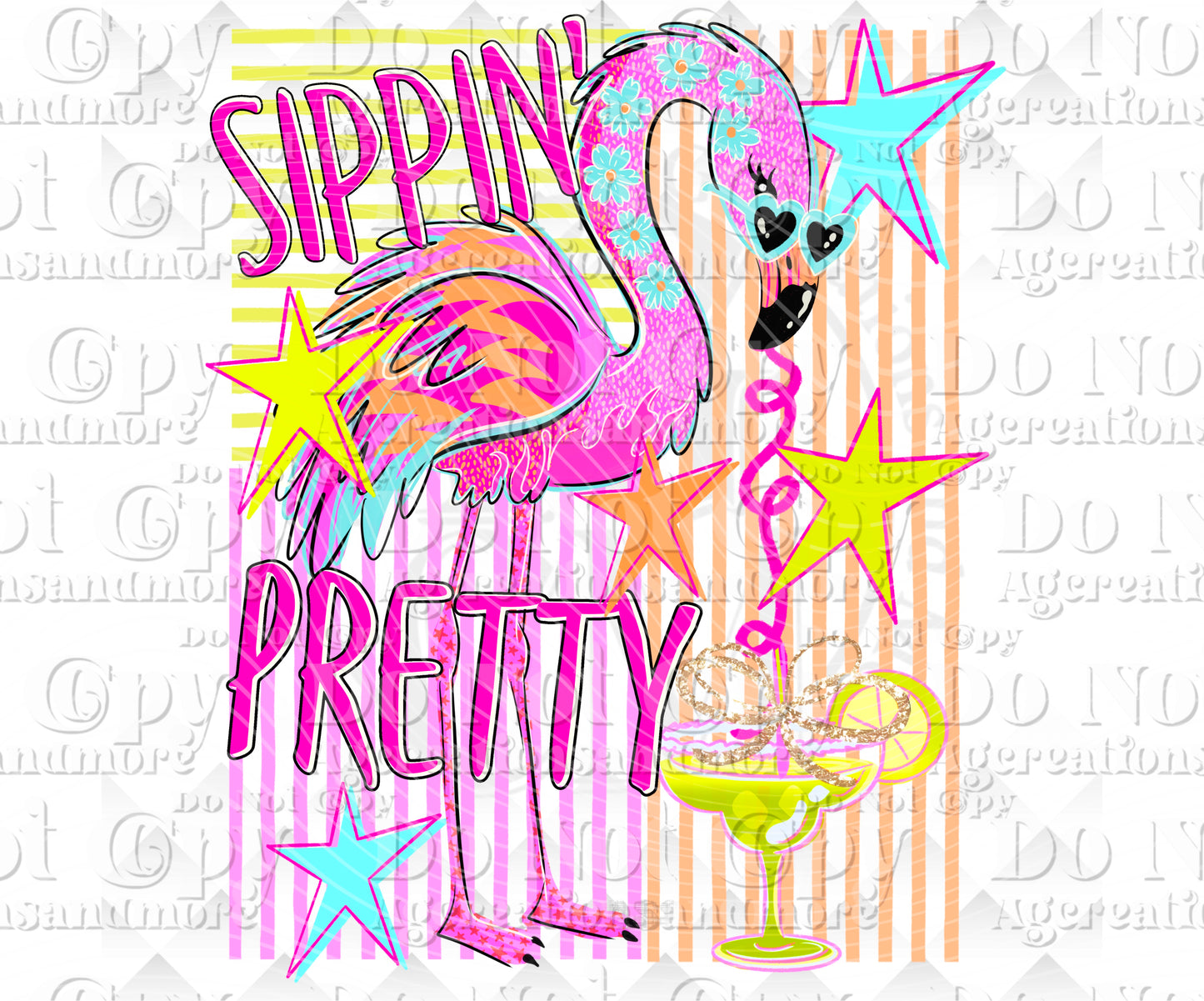 Sippin’ pretty Digital Download png design