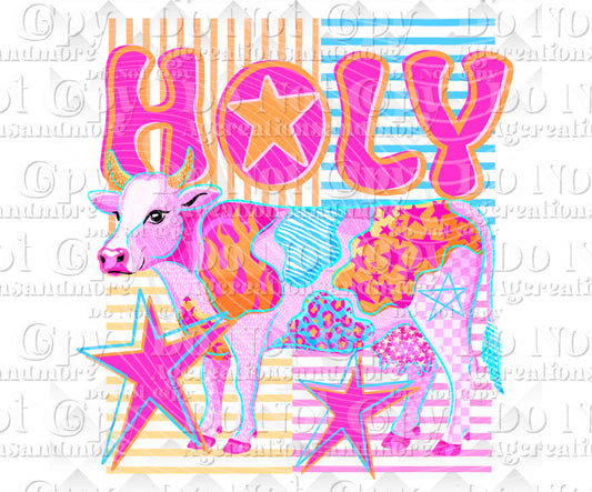Holy cow Digital Download png design