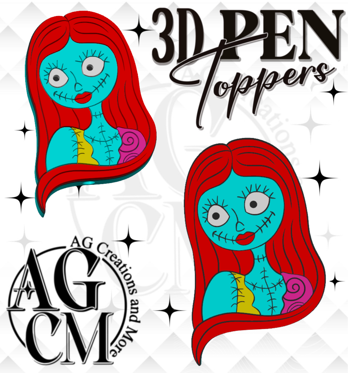 Sal NBC 3D pen Toppers 3MF File