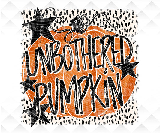 Unbothered Pumpkin Download png design