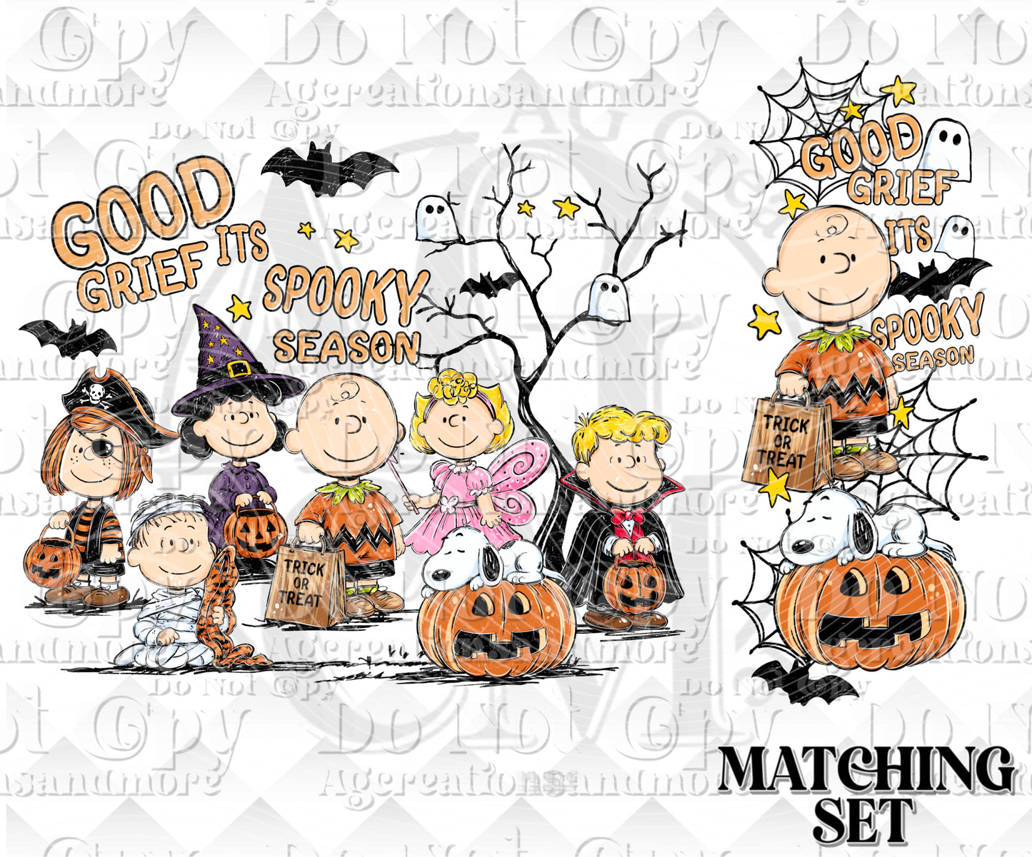 Good grief set Digital Download png design