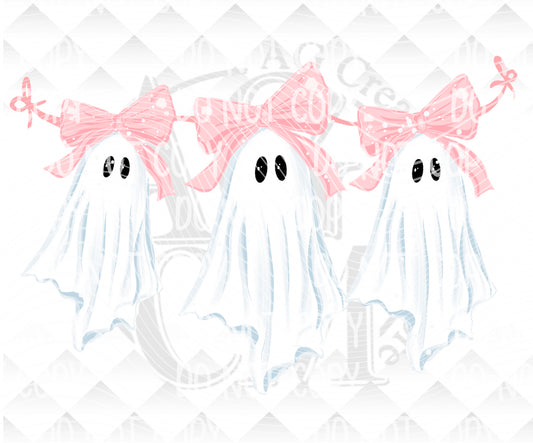 Floral ghost Digital Download png design