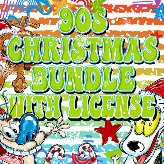 with License 90s Christmas Design