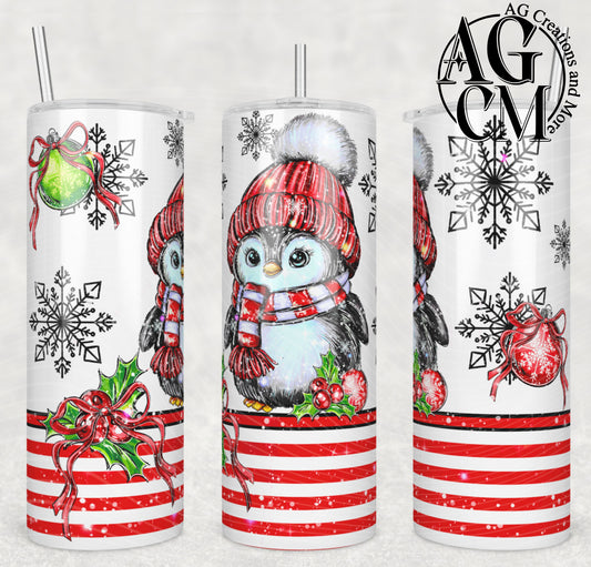 Penguin 20 0z Tumbler Digital Download PNG