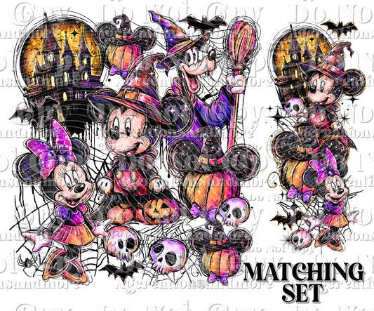 Halloween wizard set Digital Download PNG