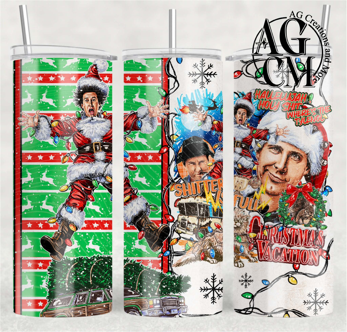 Christmas 20oz Tumbler Design | Instant PNG Digital File