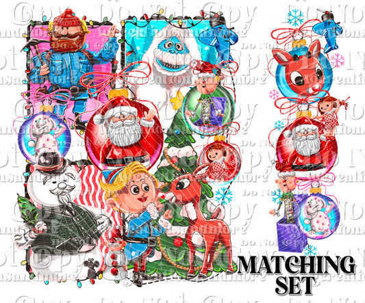 No name Red Nosed Set Digital Download PNG