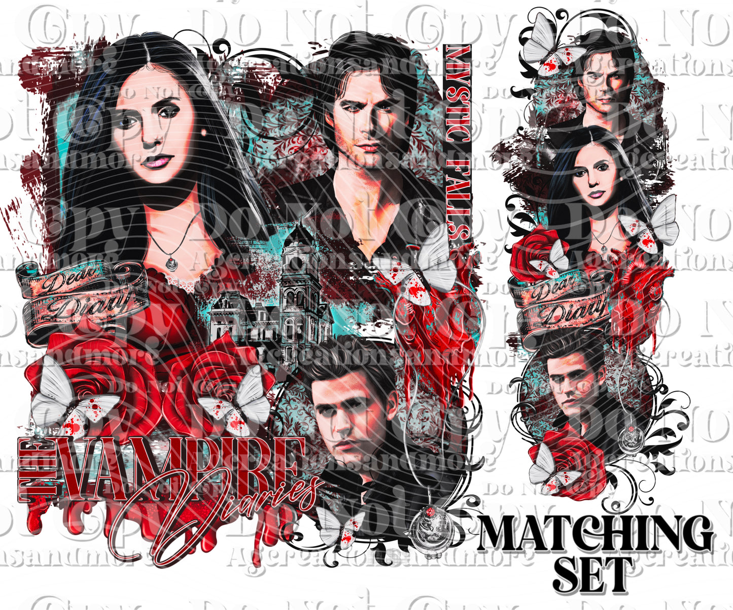 Tvd set Digital Download PNG