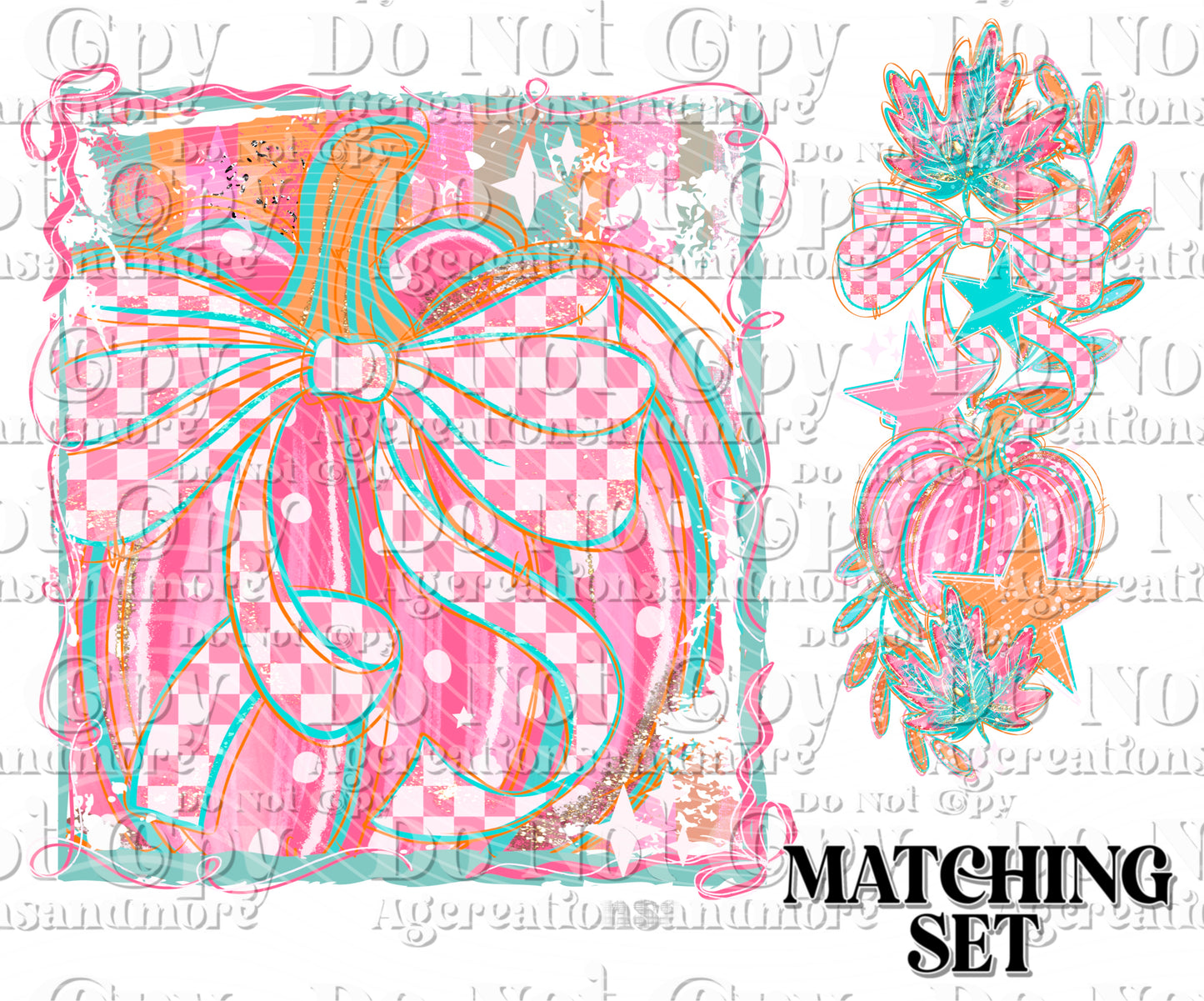 Selfie pumpkin set Digital Download PNG