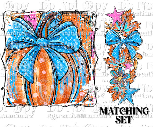 Selfie pumpkin set Digital Download PNG