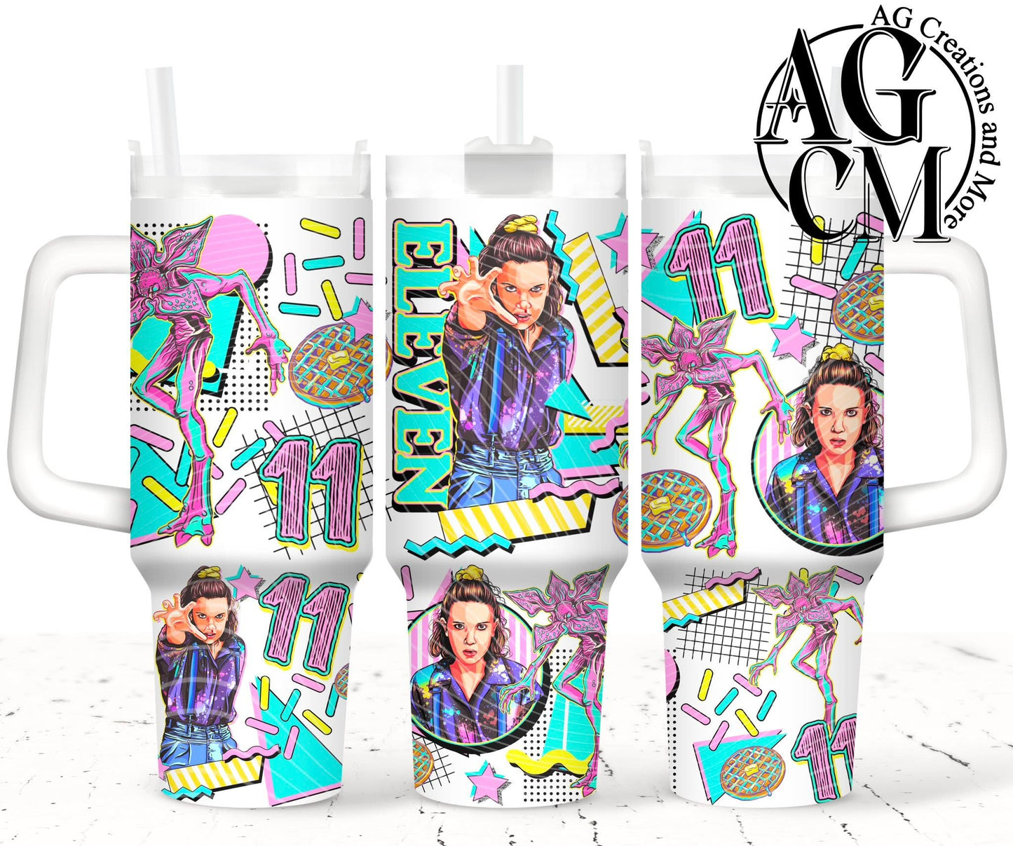 Eleven 40oz Tumbler Digital Png