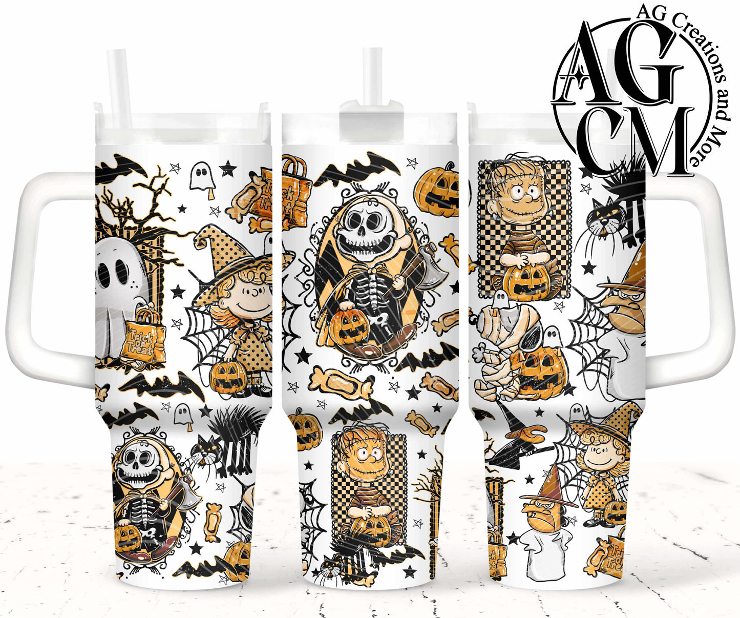 Halloween CB 40oz Tumbler Digital Png