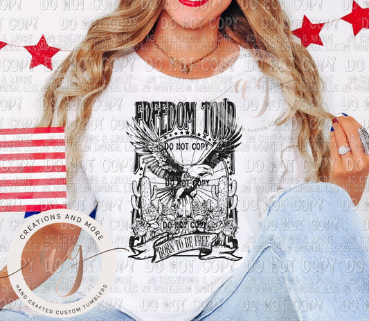 38Freedom Tour Screen Print Transfer