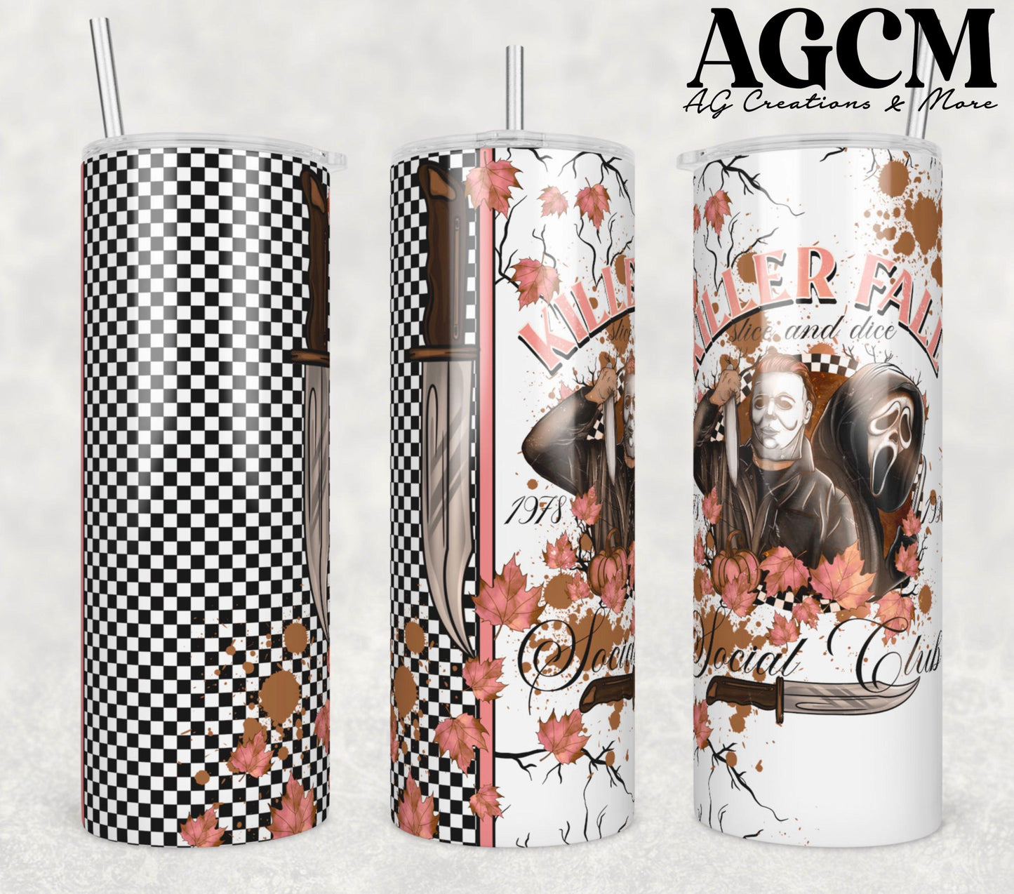 Killer Fall Tumbler Digital Download PNG