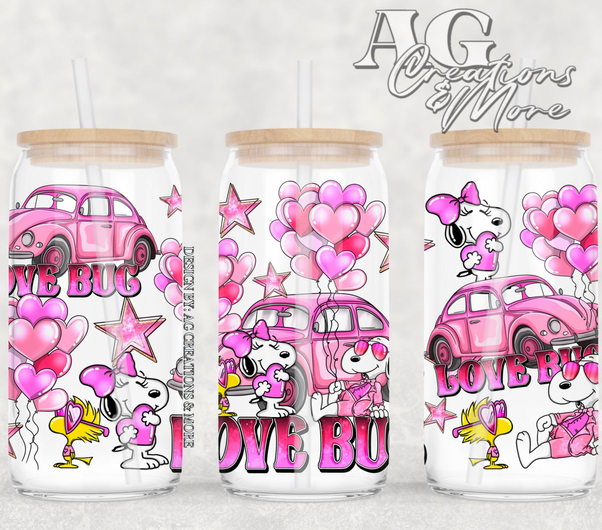 Love Bug 16oz Glass Digital File