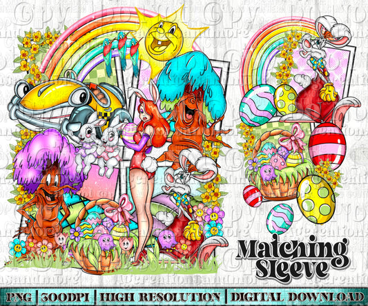 Easter Roger n Jess sleeve set Digital Download