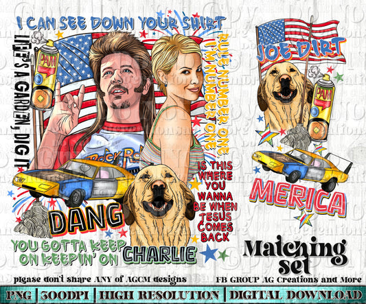 Joe Brandy Merica Set digital download PNG