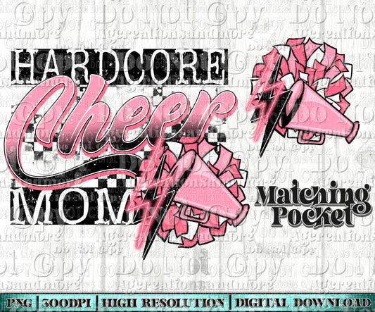 Hardcore Cheer mom Digital Download