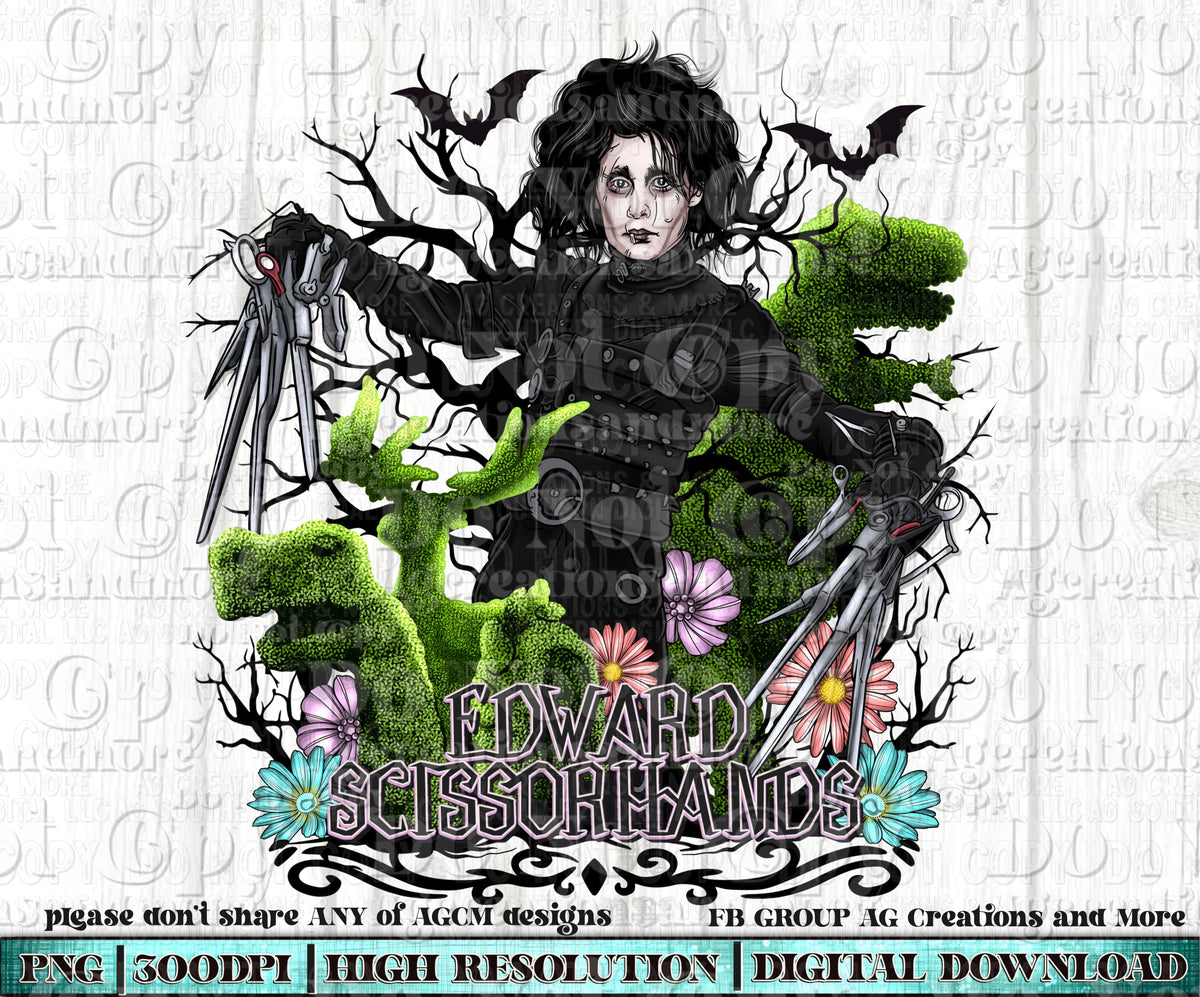 Scissorhands Digital Download PNG