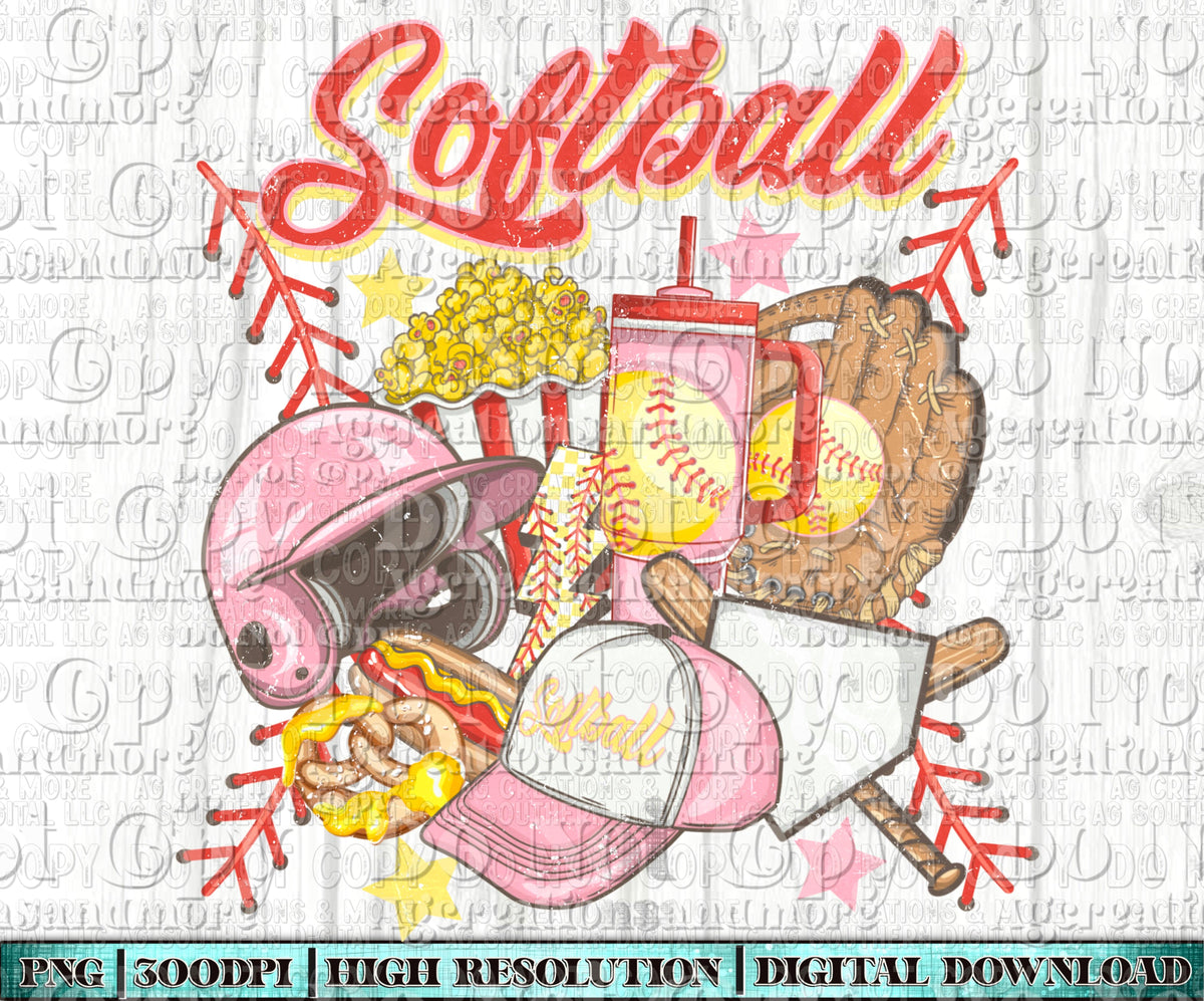 Softball Digital Download