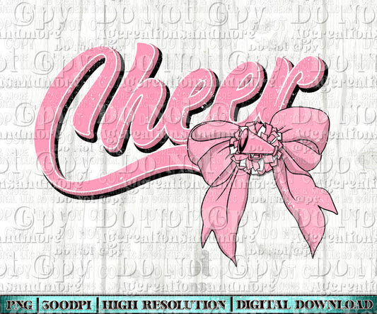 Cheer bow Digital Download