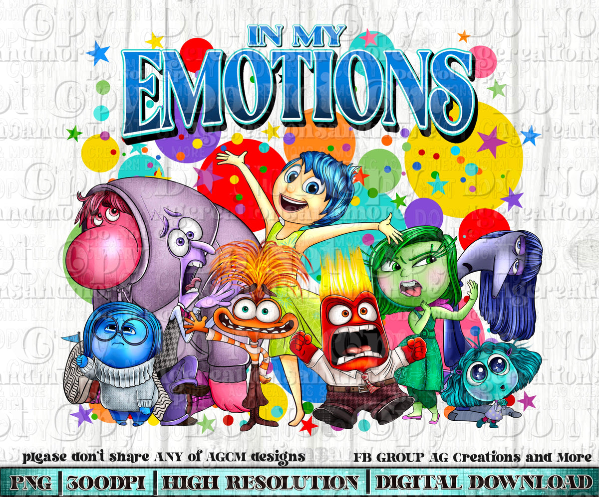 All Emotions digital download PNG