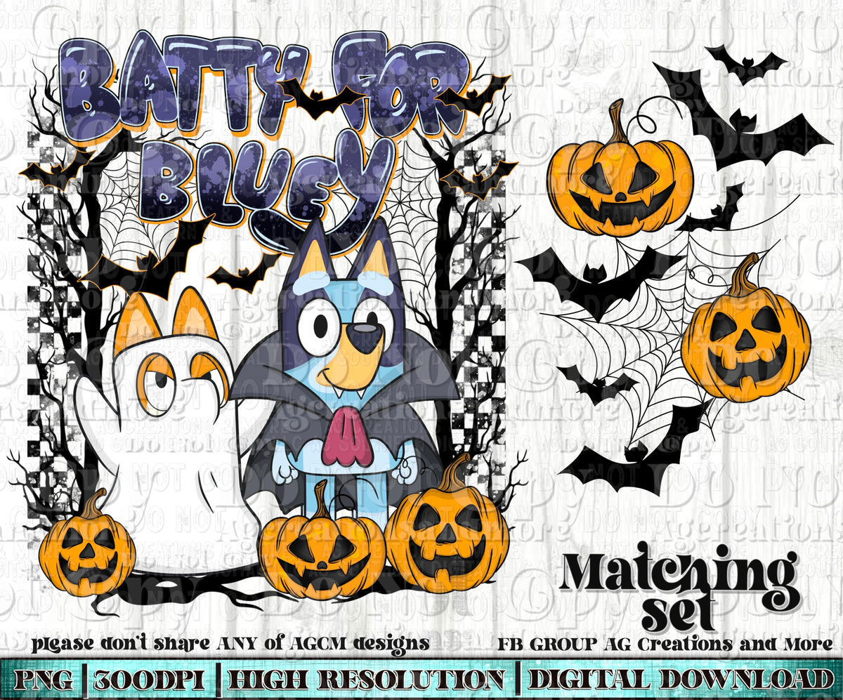 Batty set Digital Download PNG