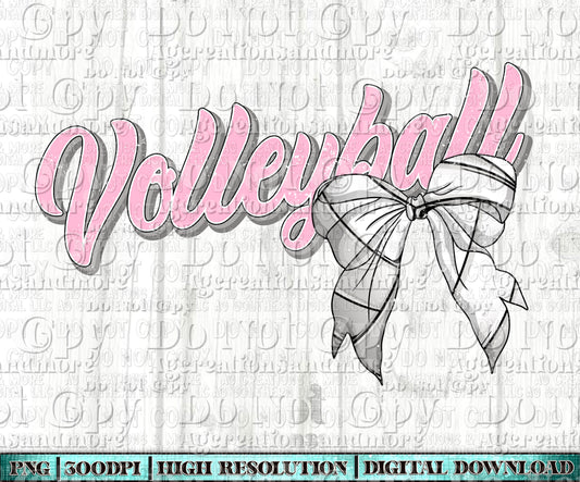 Volleyball Bow Digital Download